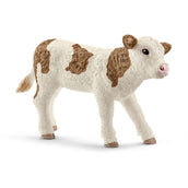 Schleich Figuur Farm World Gevlekt Vee - Kalf Bruin/Wit