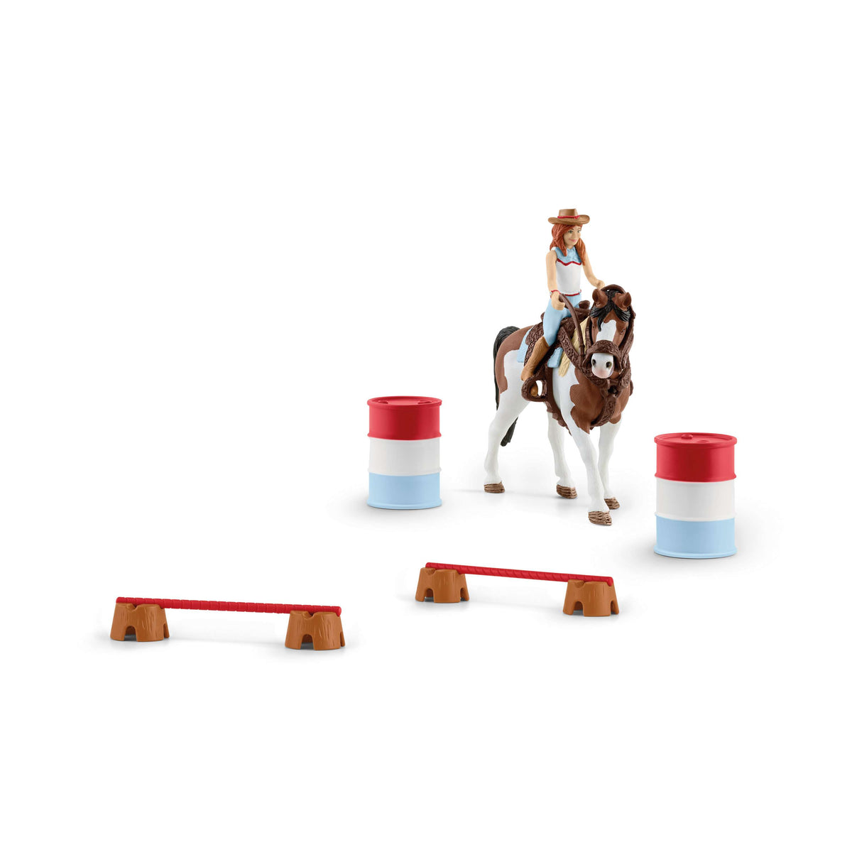 Schleich Playset Horse Club Horse Club Hannahs Western Rijset Bruin/Wit