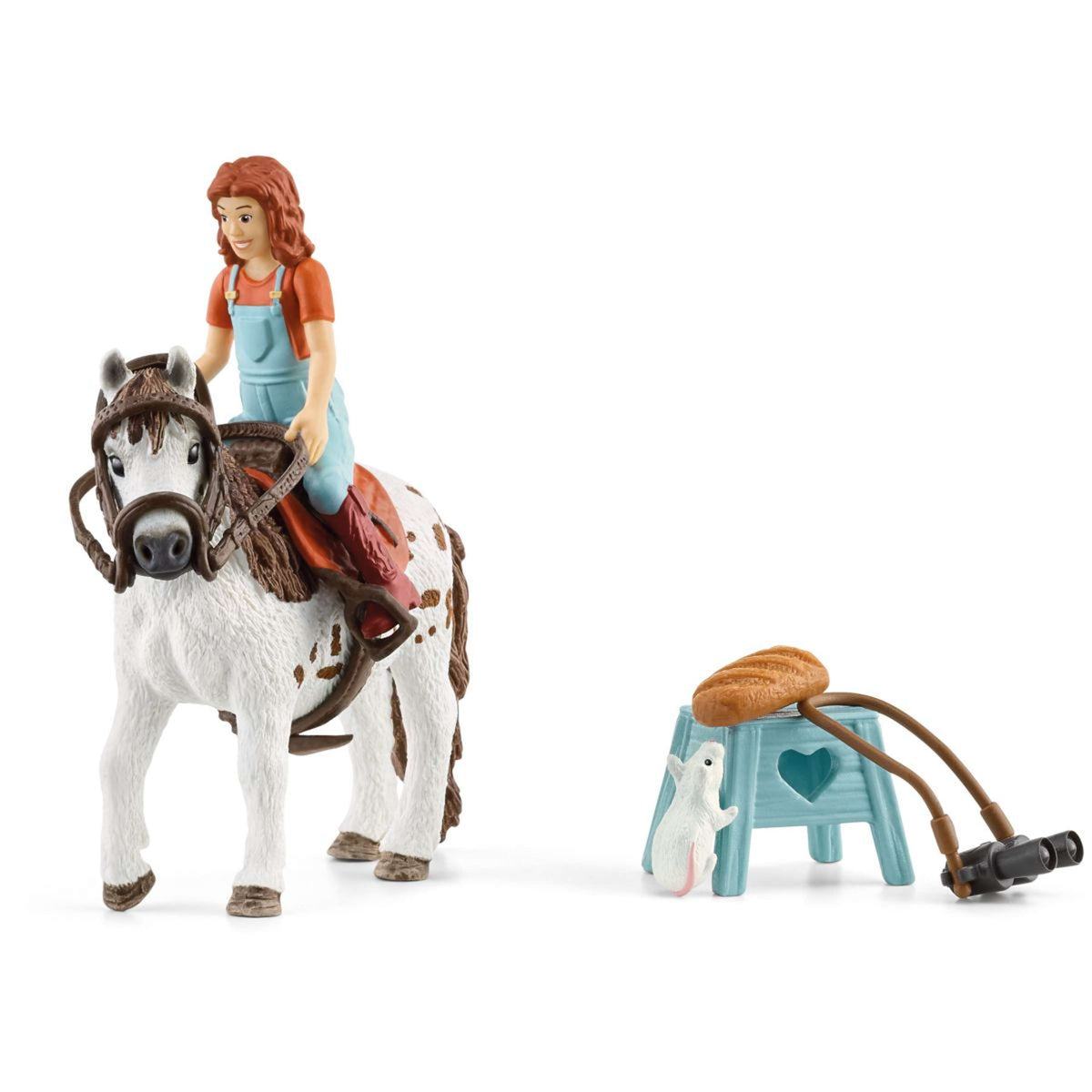 Schleich Playset Horse Club Horse Club Mia & Spotty Lichtblauw/Wit