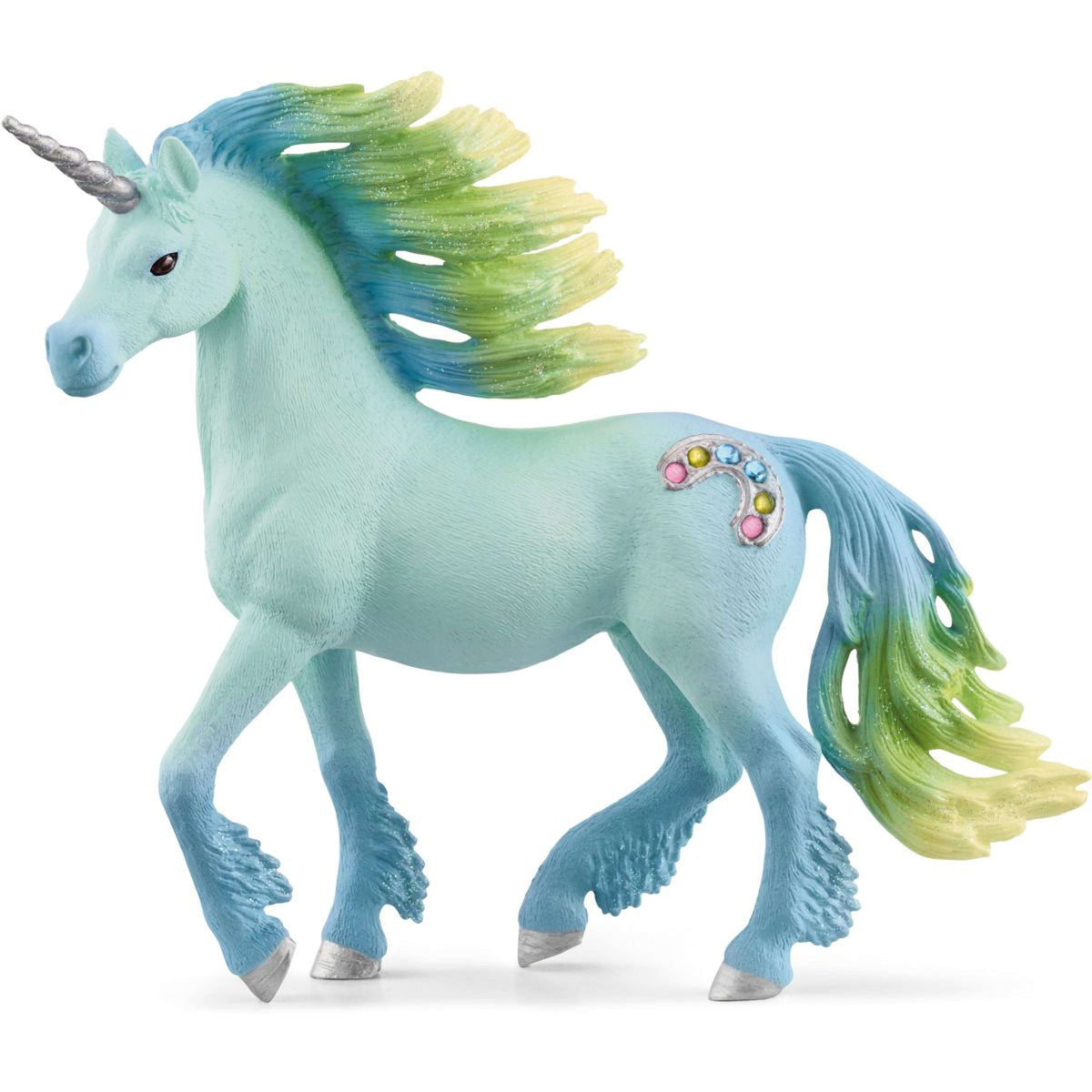 Schleich Figuur bayala Marshmallow Unicorn Hengst Blauw/Groen