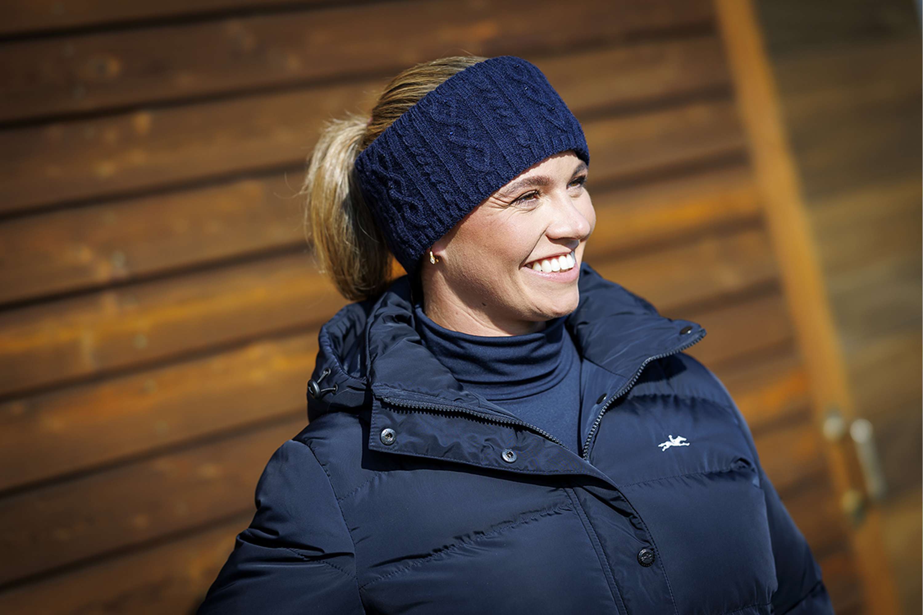 Schockemöhle Hoofdband Braided Donker Navy