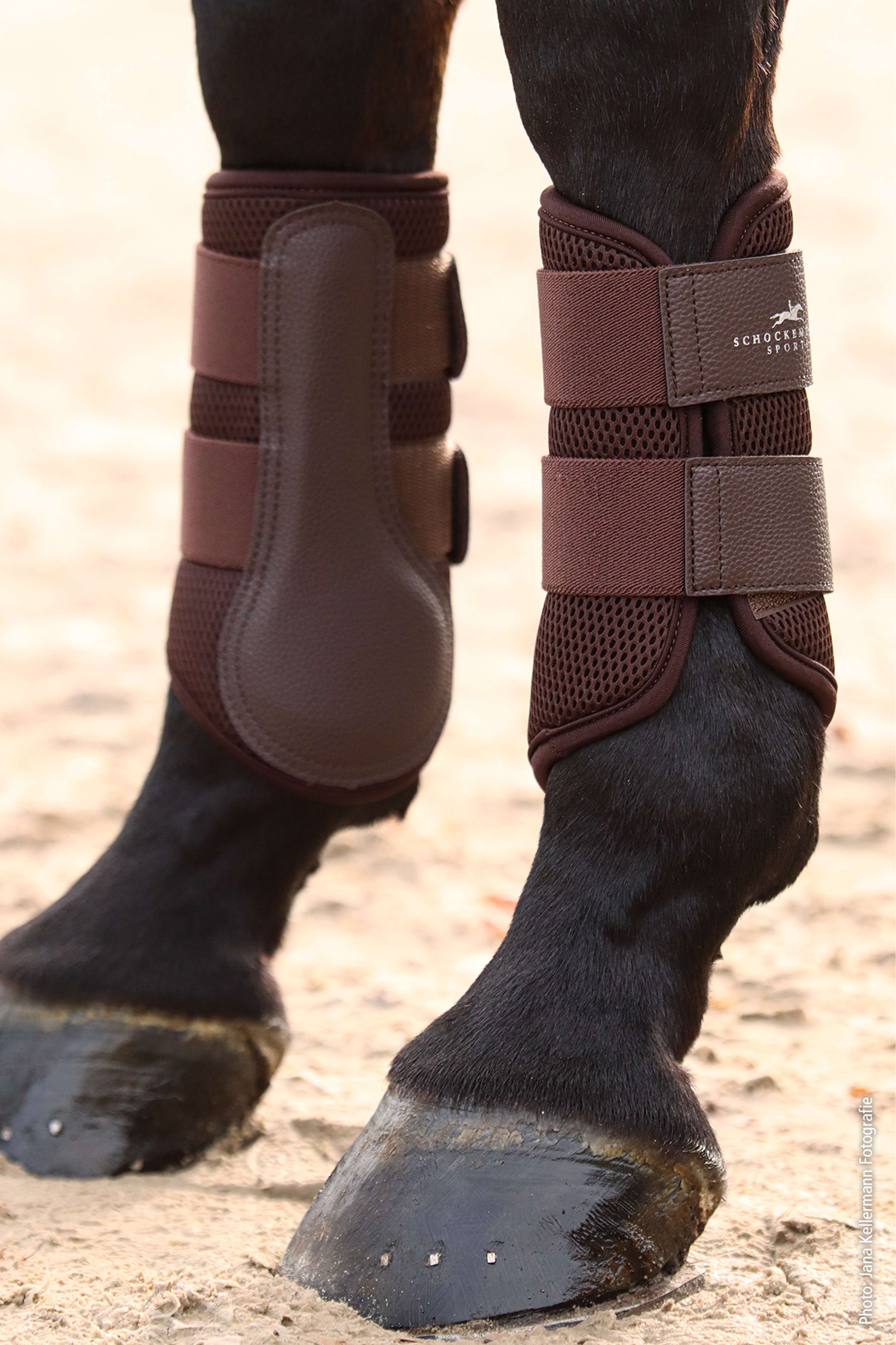 Schockemöhle Beenbeschermers Mesh Guards Mocca