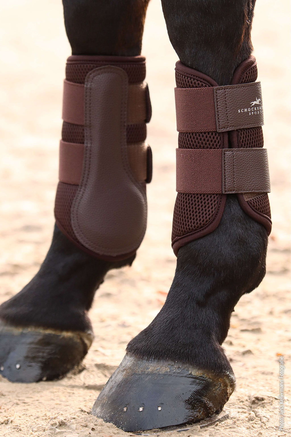 Schockemöhle Beenbeschermers Mesh Guards Mocca