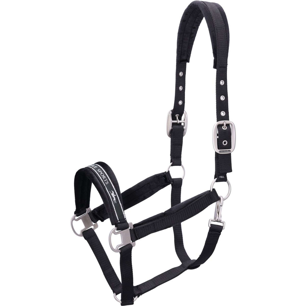 Schockemöhle Halster SP Soft Velvet Style Dark Grey