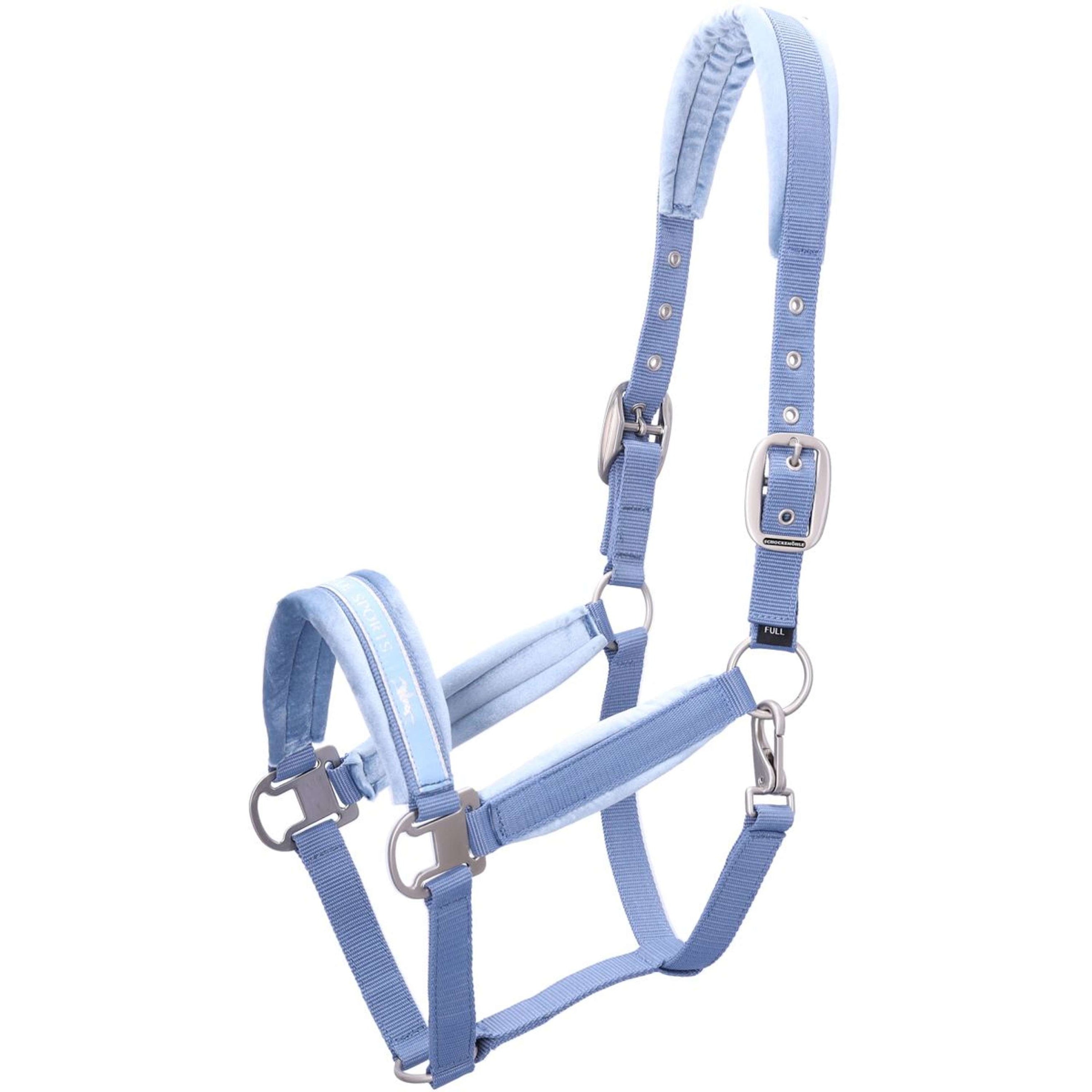 Schockemöhle Halster SP Soft Velvet Style Milky Blue