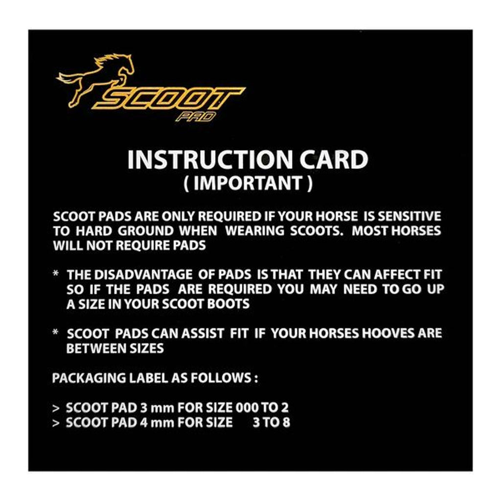 Scoot Boot Pads Zwart