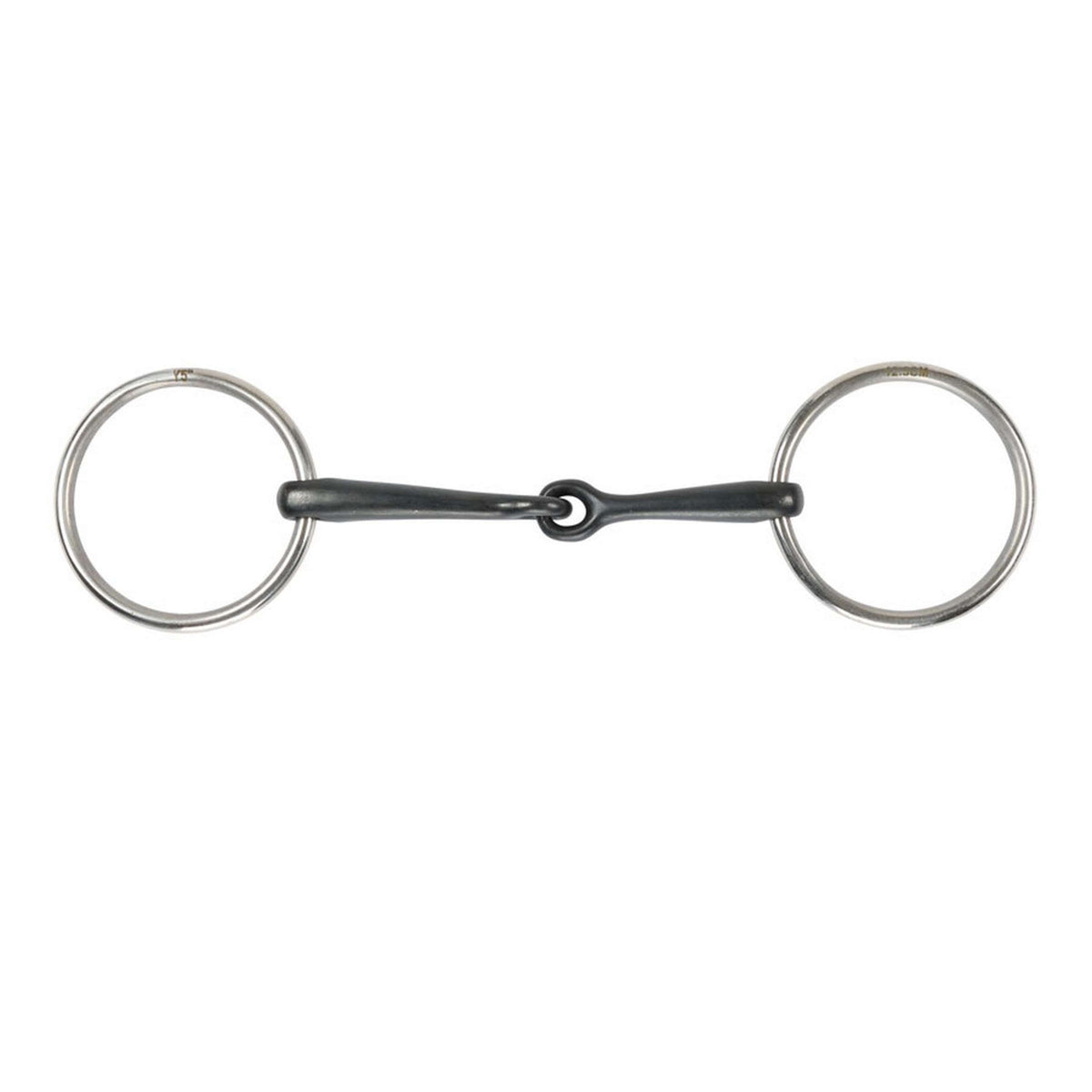 Shires Bit Sweet Iron Jointed Loose Ring Zwart