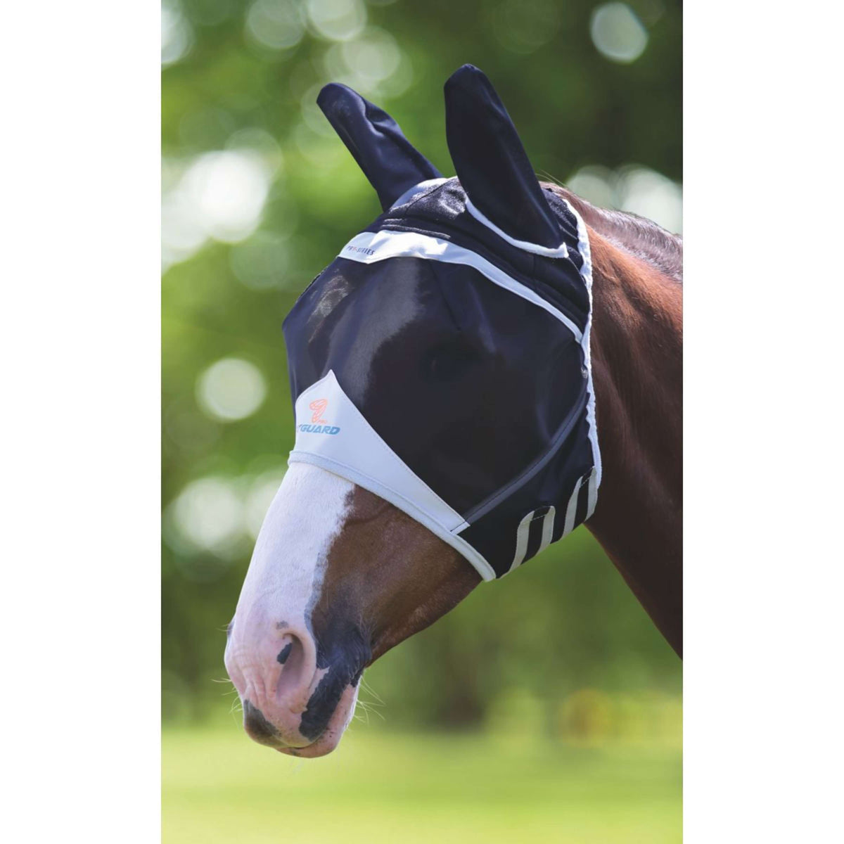 Shires Vliegenmasker met Oren Mesh Black