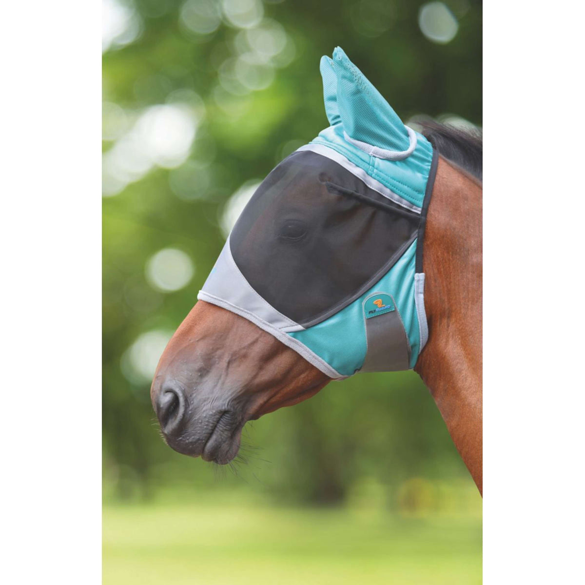 Shires Vliegenmasker Deluxe met Oren Groen