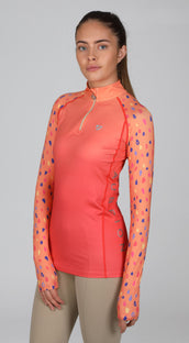 Aubrion by Shires Shirt Hyde Park XC Oranje Spot