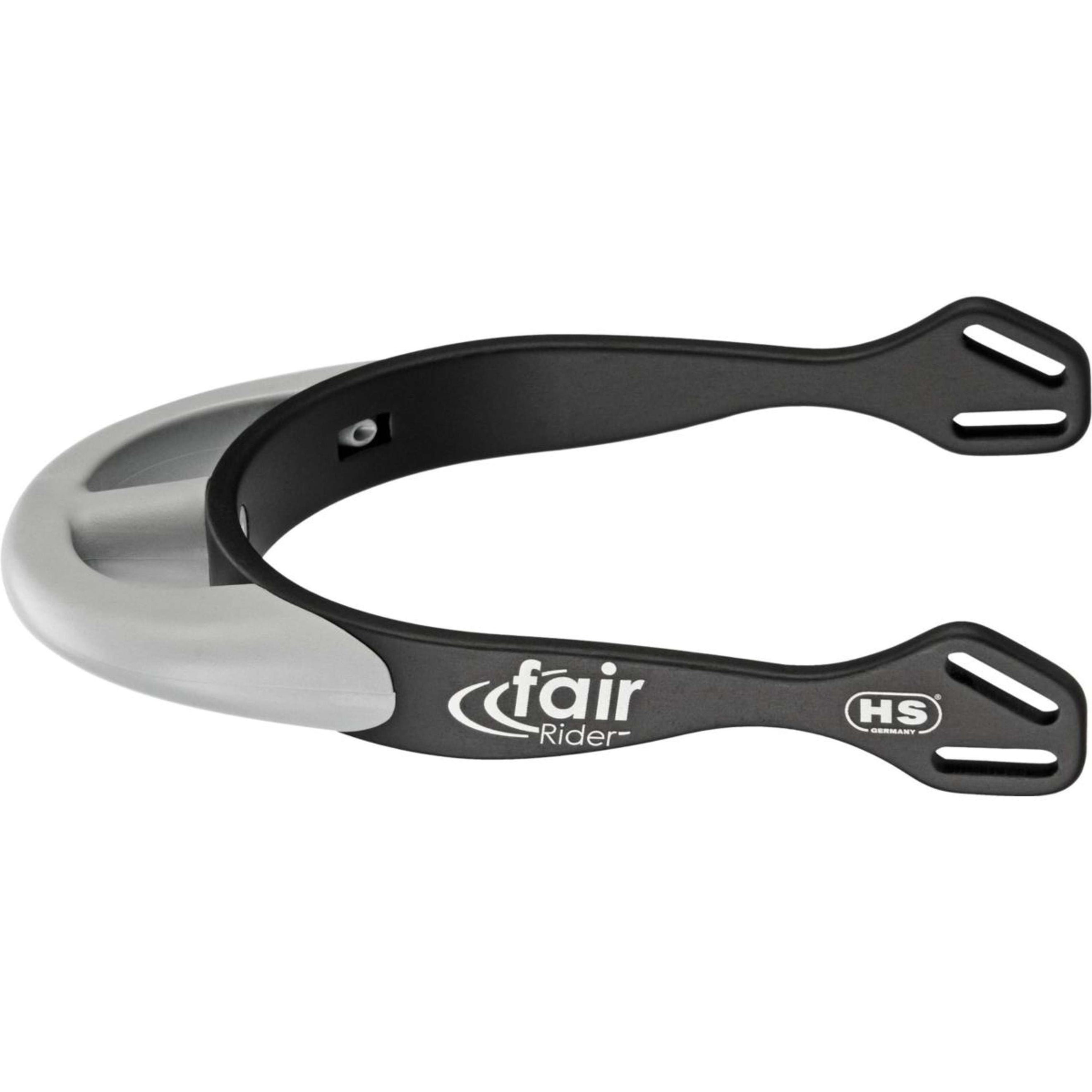 Sprenger Sporen Fairrider Half Rond Zwart/Zilver Sprenger Sporen Fairrider Half Rond Zwart/Zilver