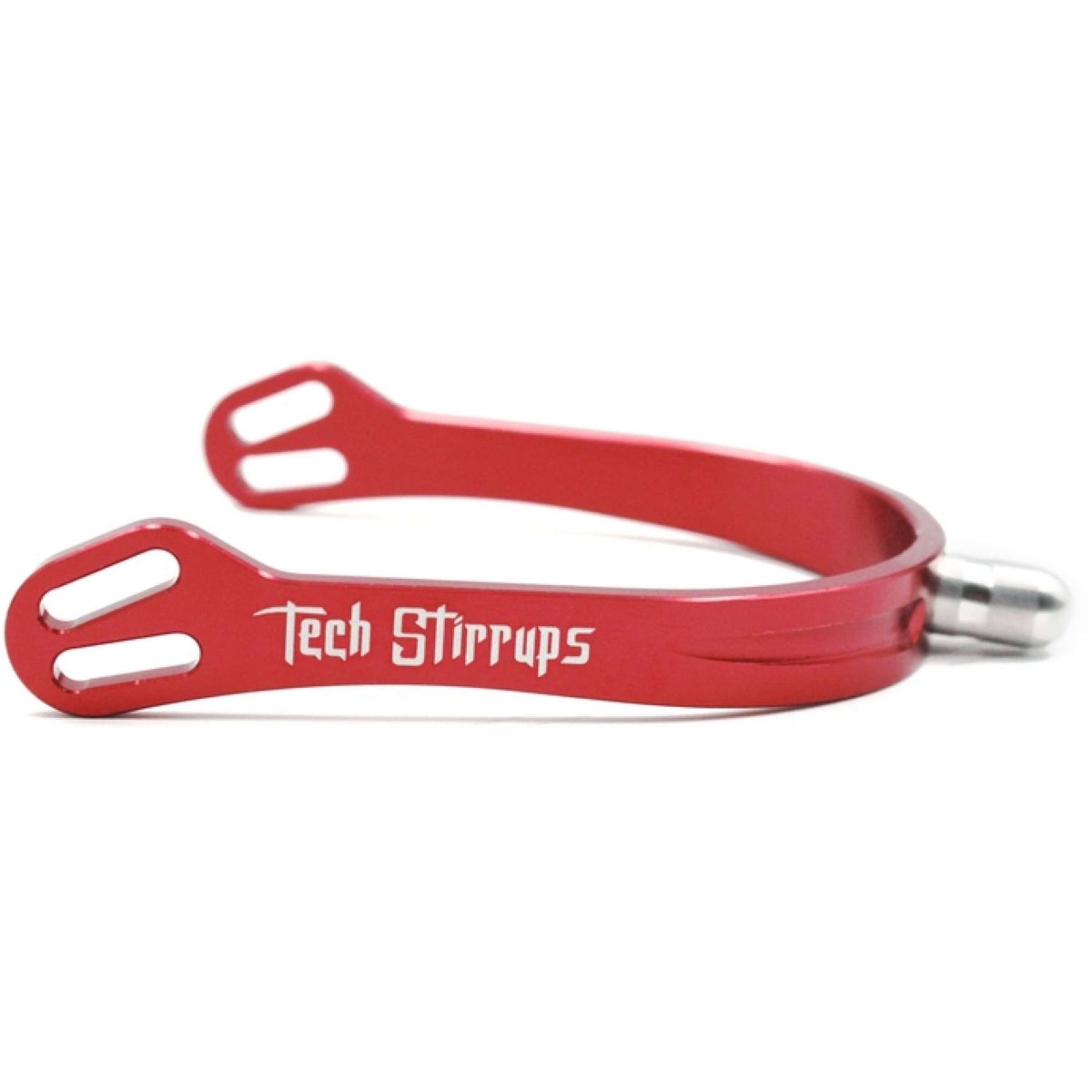 Tech Stirrups Knopsporen Florence Rood