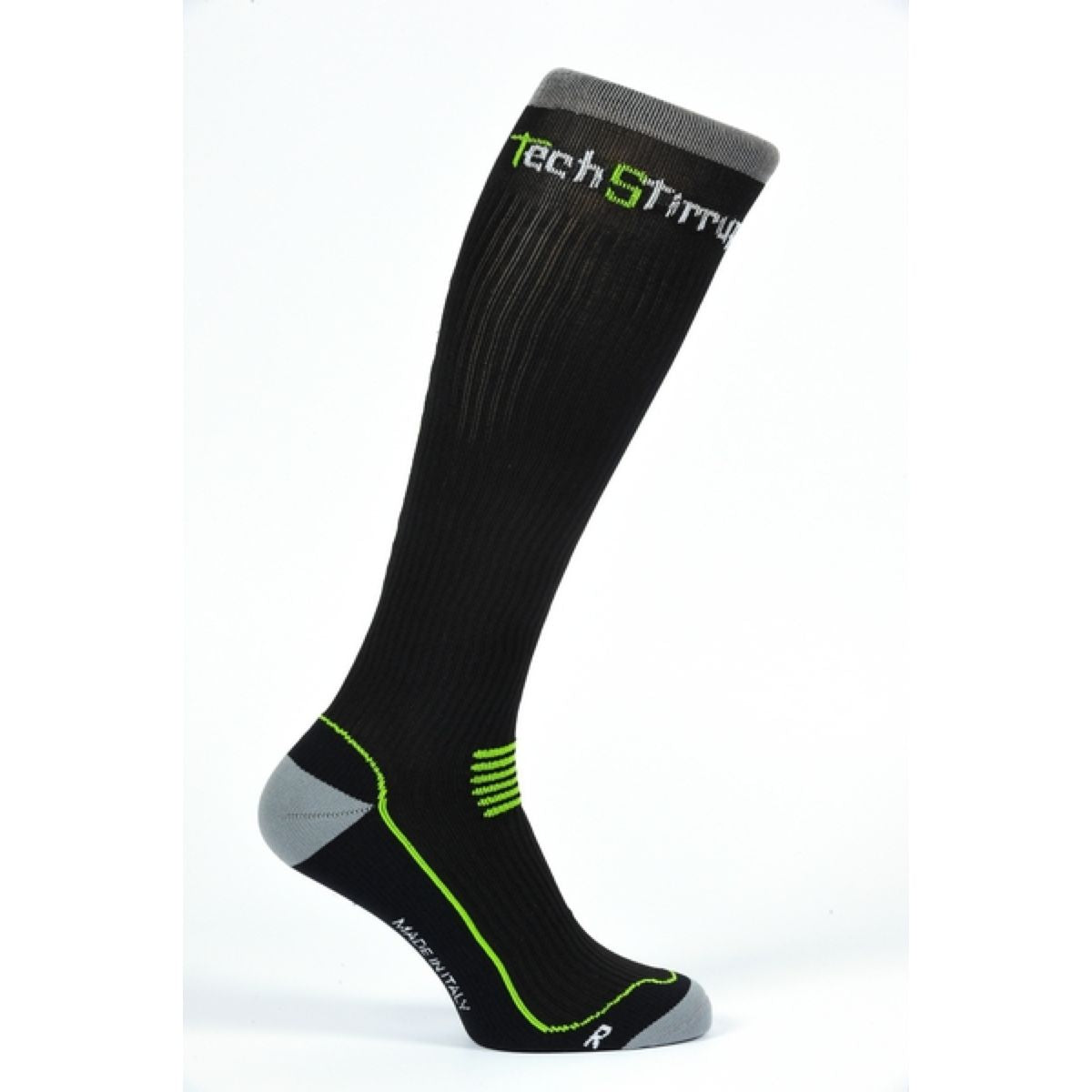 Tech Stirrups Sokken Technical Zwart/Groen