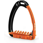 Tech Stirrups Stijgbeugels Venice Sloped EVO Zwart/Oranje