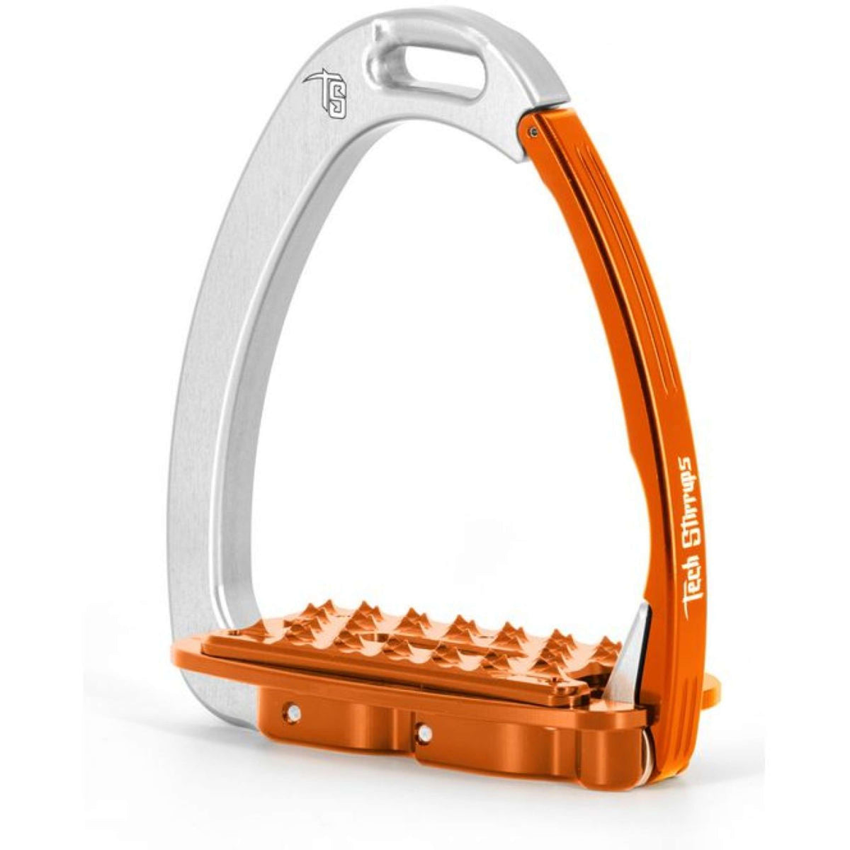 Tech Stirrups Stijgbeugels Venice Sloped EVO Zilver/Oranje