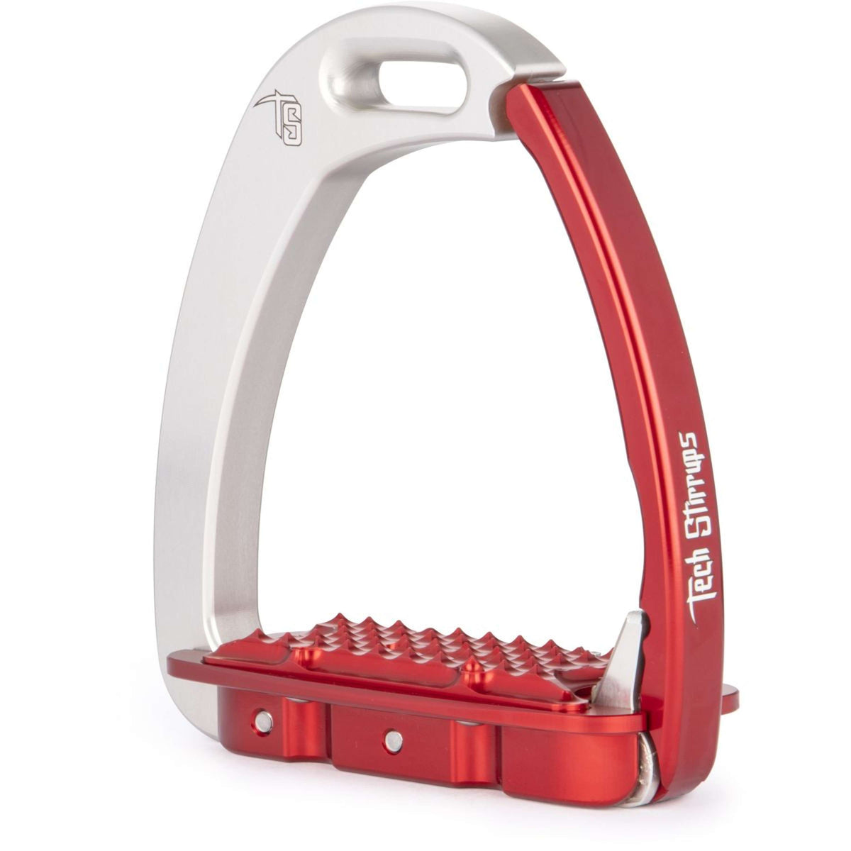 Tech Stirrups Stijgbeugels Venice Children Zilver/Rood