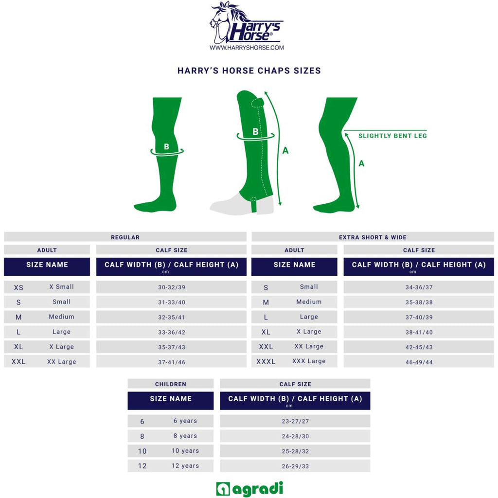 Harry's HorseChaps Connect Zwart