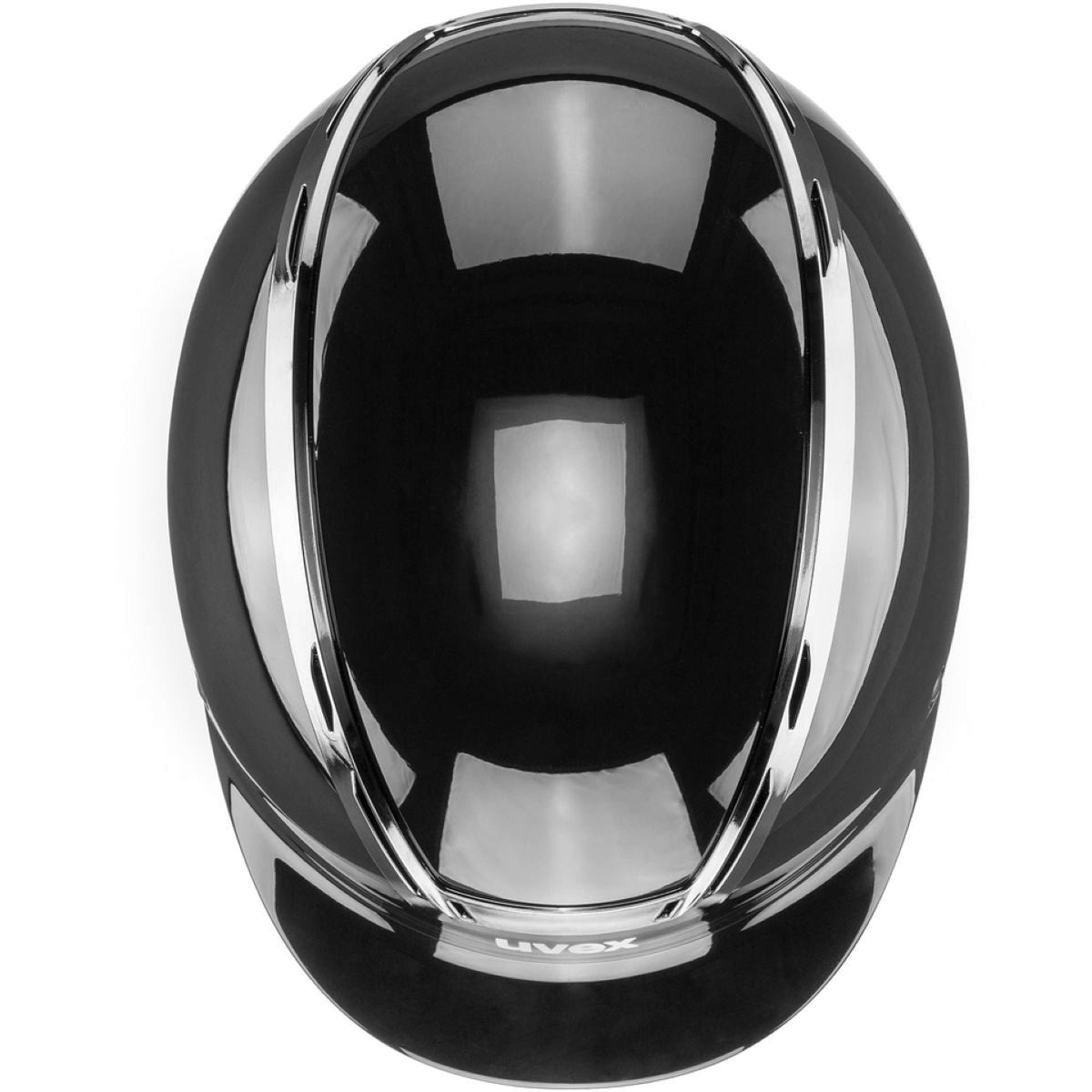 Uvex Cap Exxeed Shiny Chrome Zwart