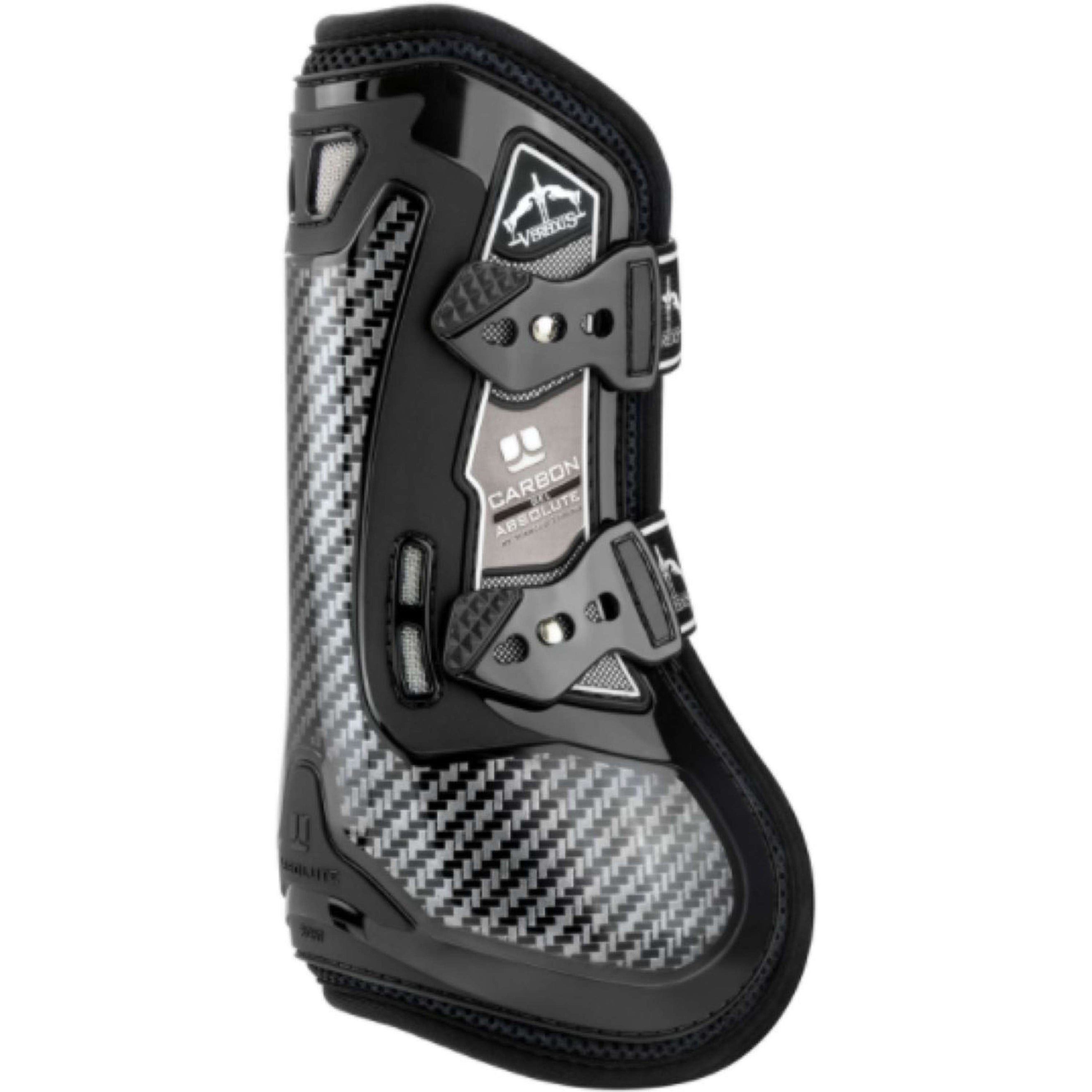 Veredus Peesbeschermers Carbon Gel Absolute Front Zwart Veredus Peesbeschermers Carbon Gel Absolute Front Zwart