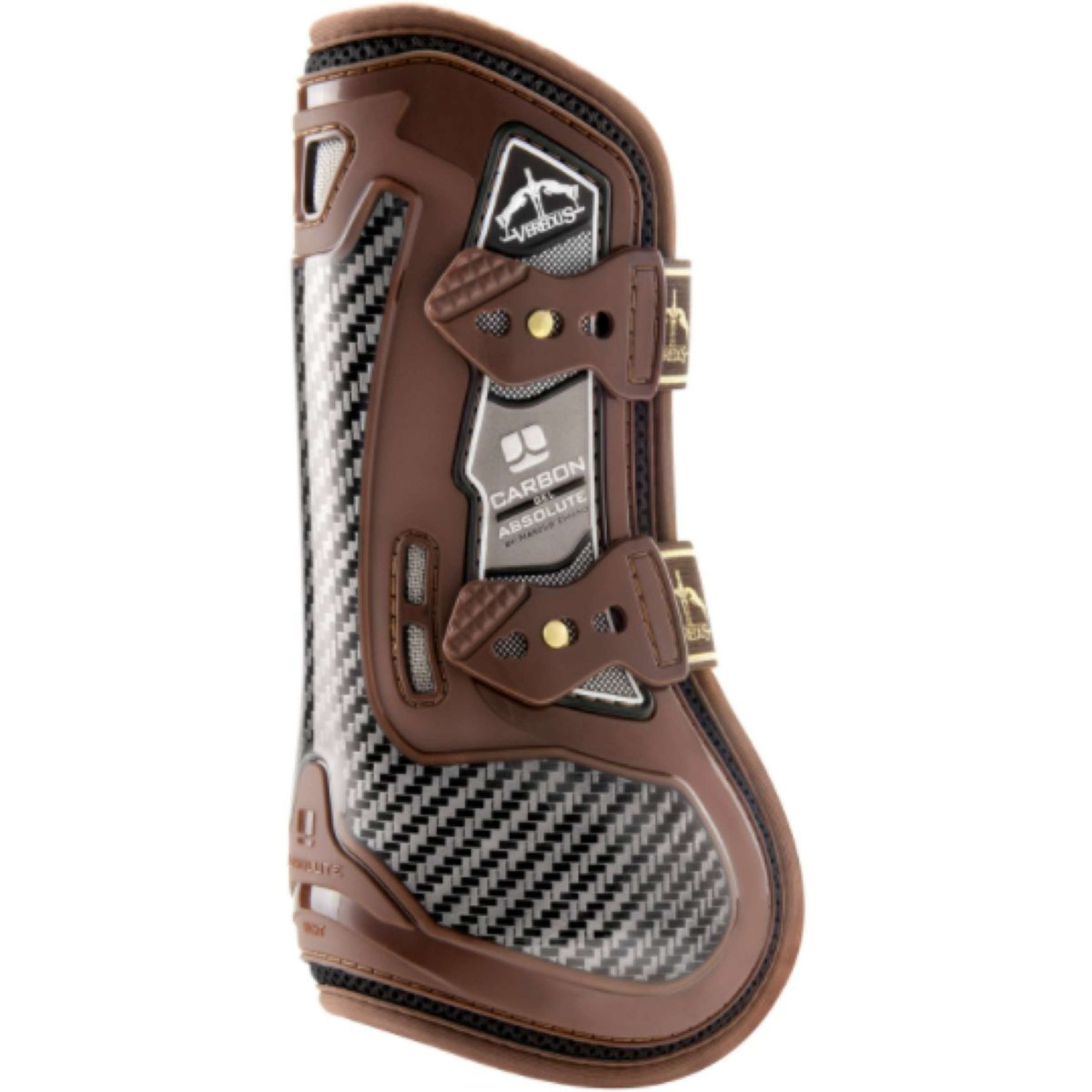 Veredus Peesbeschermers Carbon Gel Absolute Front Bruin Veredus Peesbeschermers Carbon Gel Absolute Front Bruin