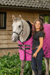 Velder Horsewear Premium Showdeken Satin Glow Dutch Raspberry