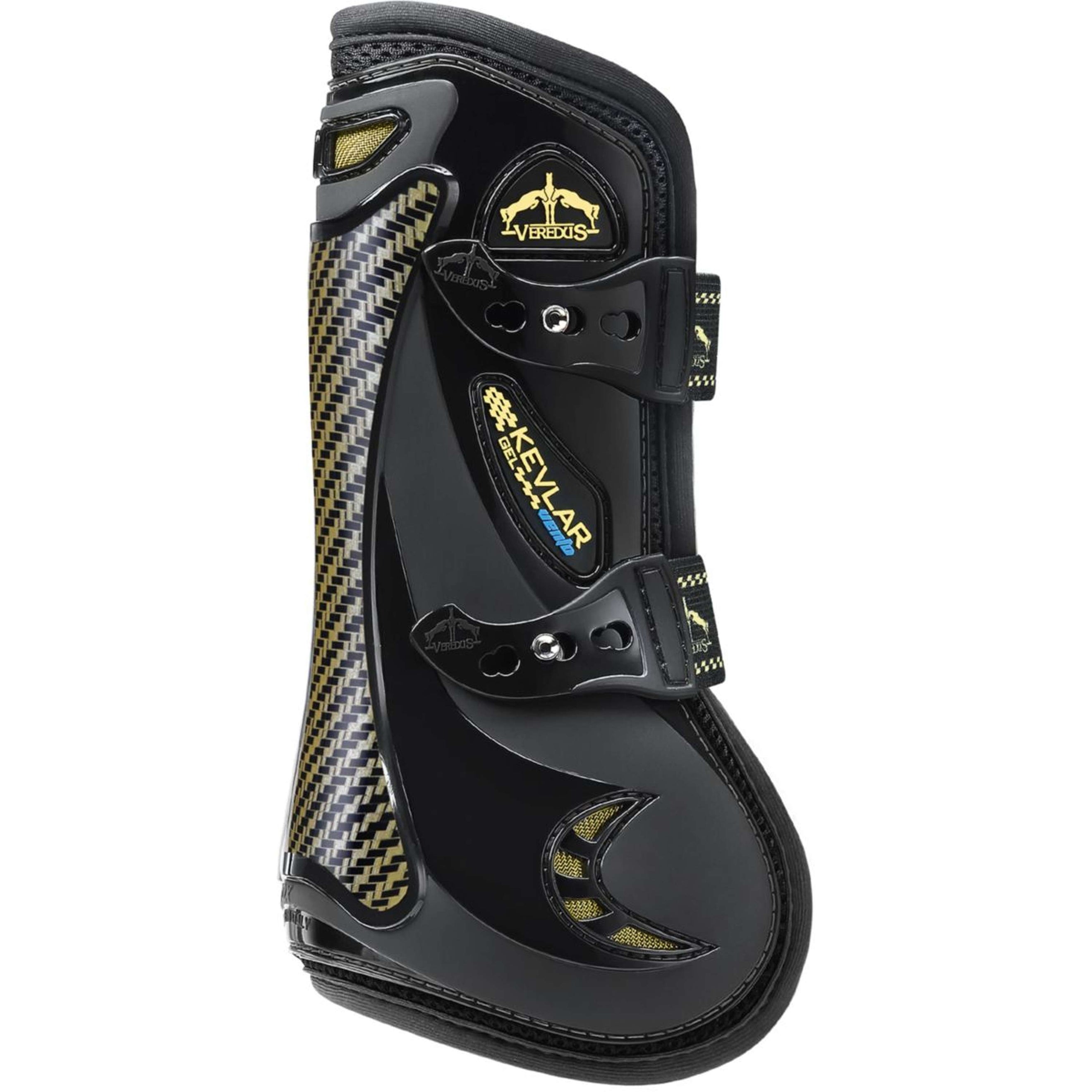 Veredus Peesbeschermers Kevlar Gel Vento Front Zwart Veredus Peesbeschermers Kevlar Gel Vento Front Zwart