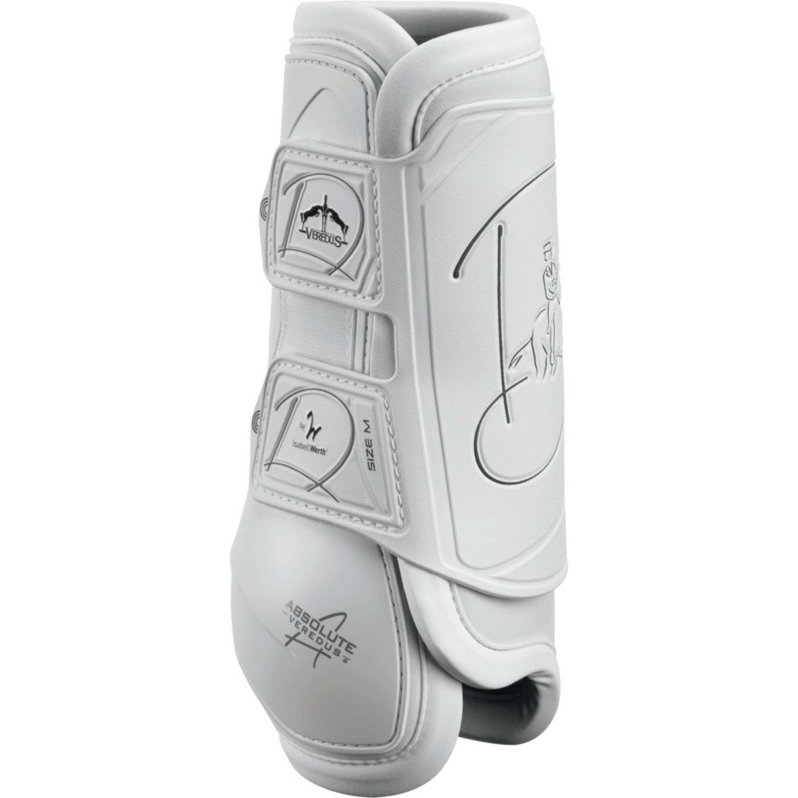 Veredus Peesbeschermers Absolute Easy Strap Front Wit Veredus Peesbeschermers Absolute Easy Strap Front Wit