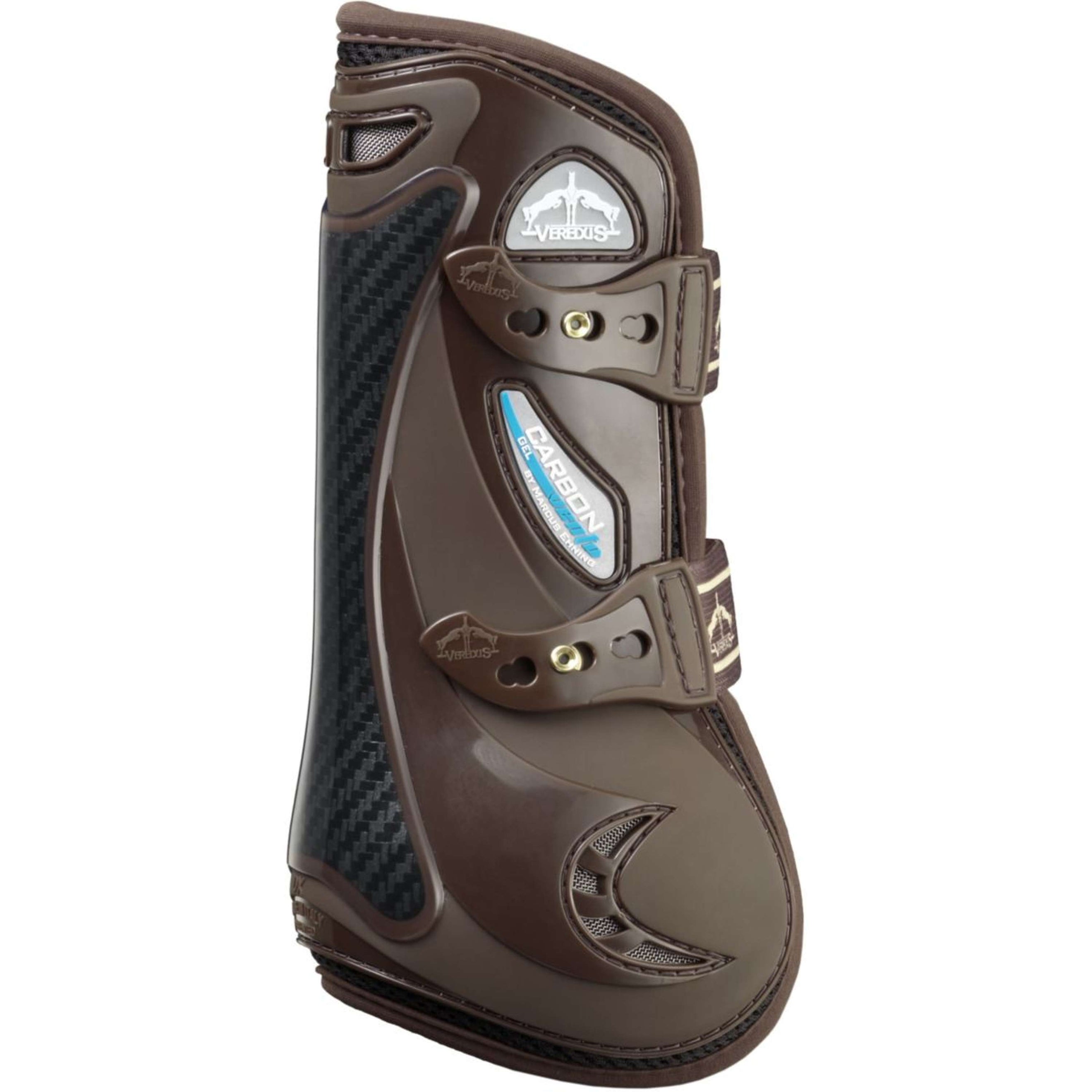 Veredus Peesbeschermers Carbon Gel Vento Front Bruin Veredus Peesbeschermers Carbon Gel Vento Front Bruin