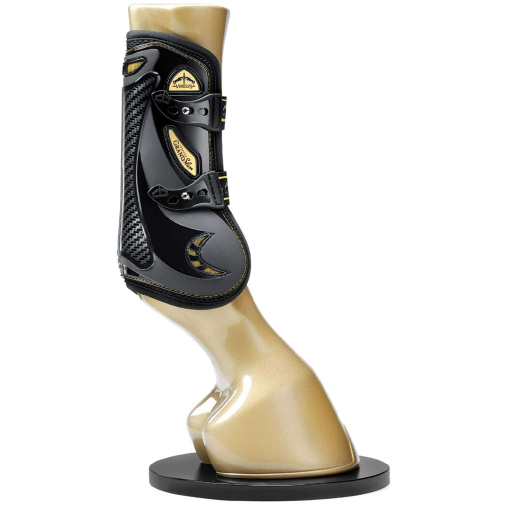 Veredus Peesbeschermers Grand Slam Carbon Gel Front Zwart/Goud