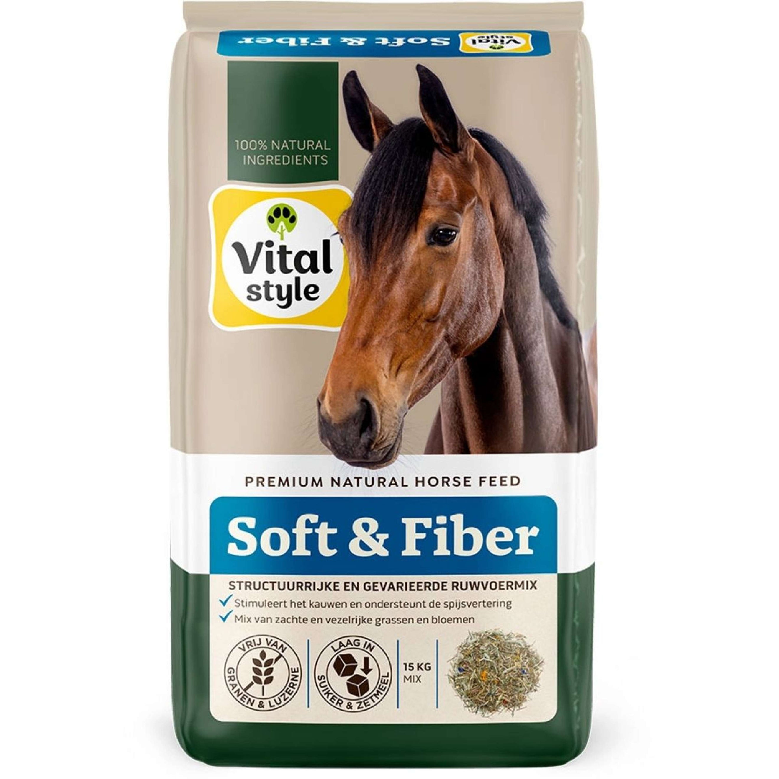 Vitalstyle Ruwvoermix Soft & Fiber Vitalstyle Ruwvoermix Soft & Fiber