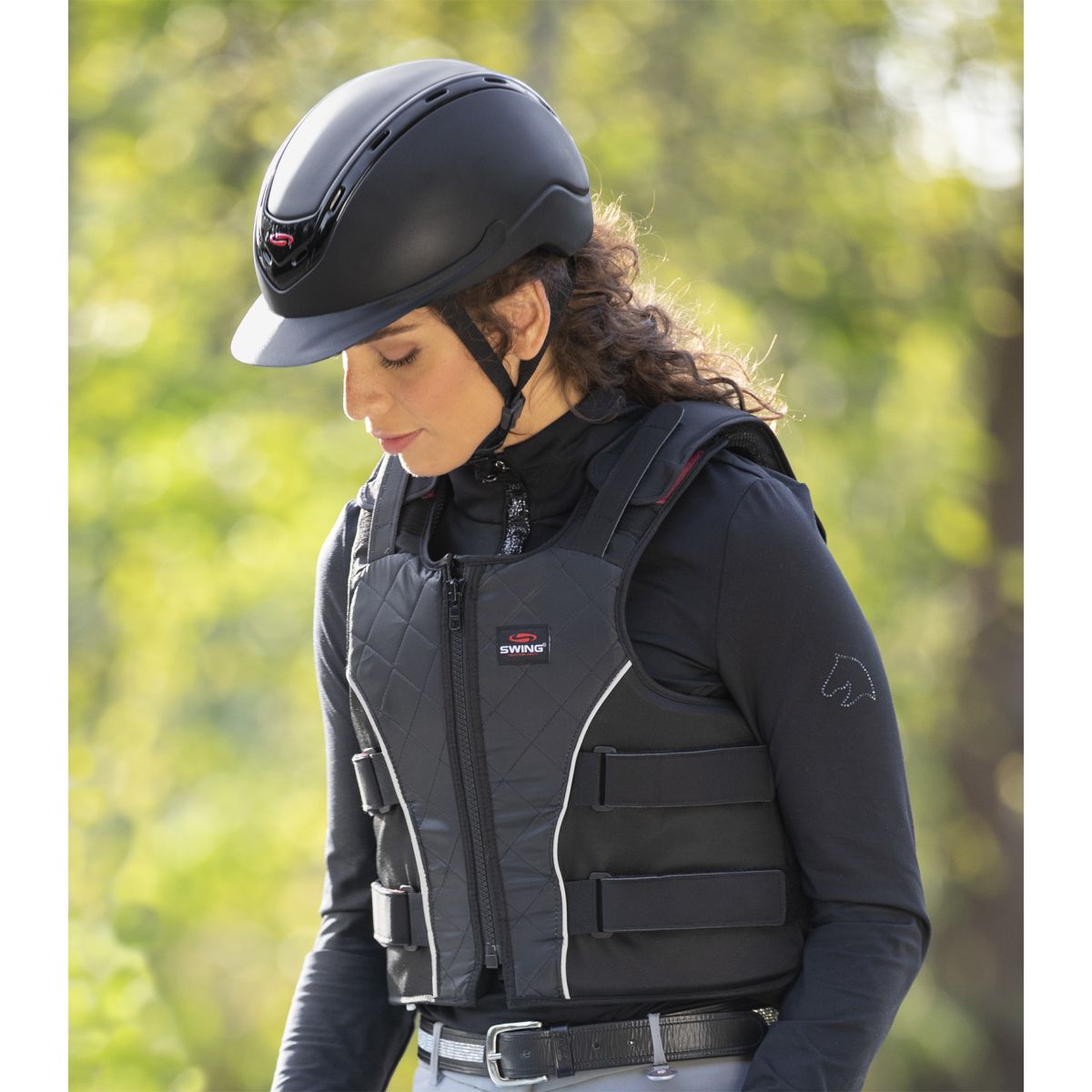 Swing Bodyprotector P19 Zwart/Grijs