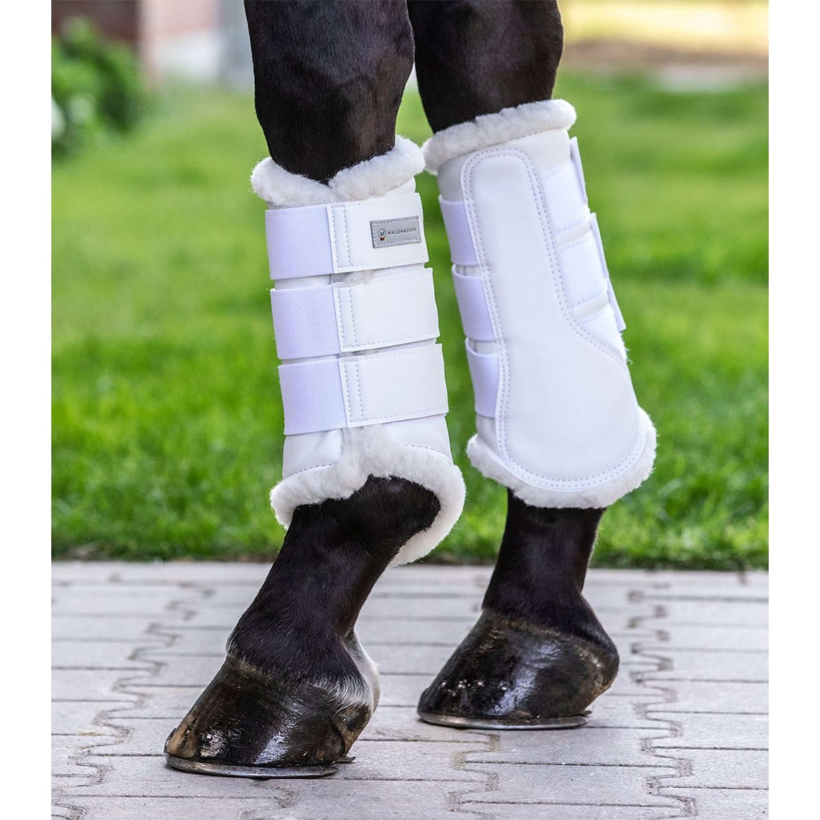 Waldhausen Beenbeschermers Soft Dressuur Wit Waldhausen Beenbeschermers Soft Dressuur Wit