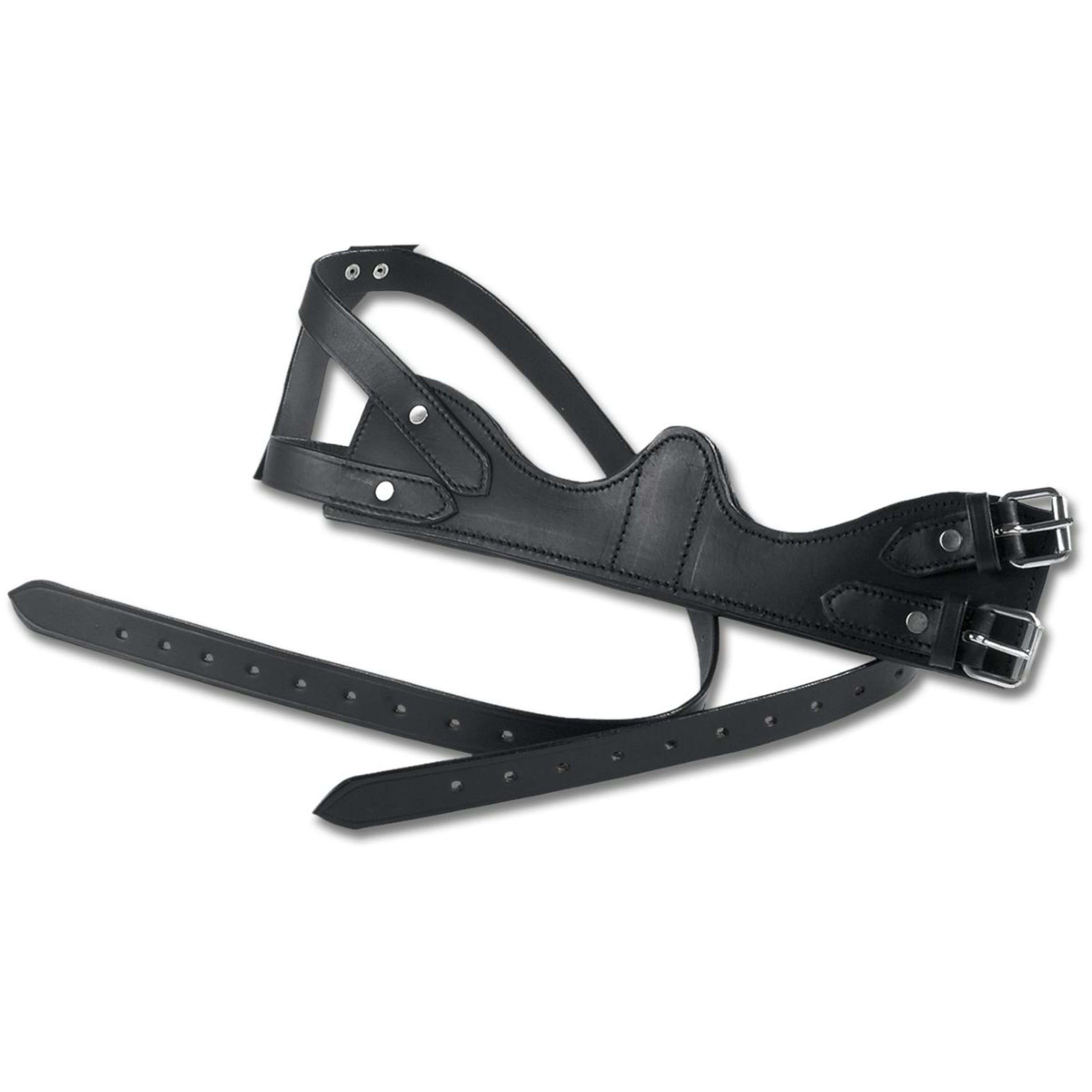 Waldhausen Luchtzuigriem Leder Zwart Waldhausen Luchtzuigriem Leder Zwart
