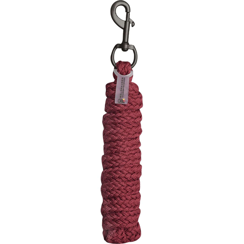 Waldhausen Halstertouw Gloomy met Musketonhaak Burgundy