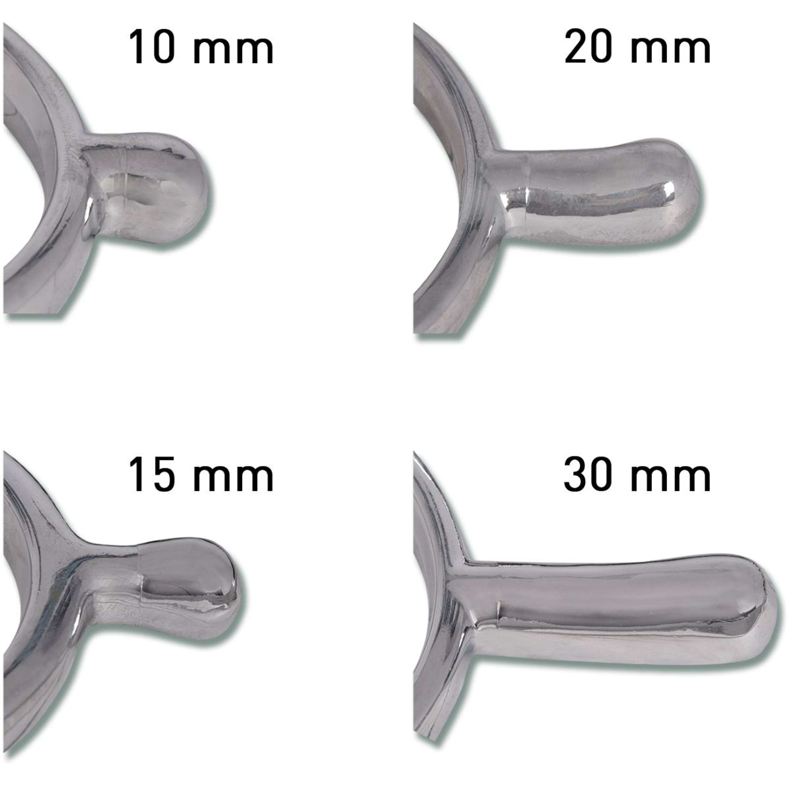 Waldhausen Knopsporen Crystal Dames Wit Waldhausen Knopsporen Crystal Dames Wit