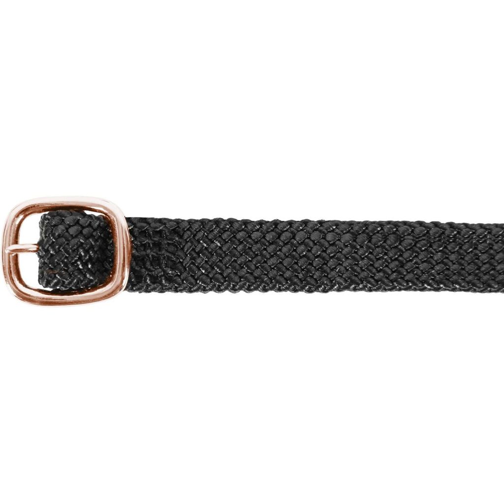 Waldhausen Sporenriempjes Premium Nylon Zwart/Rosegold