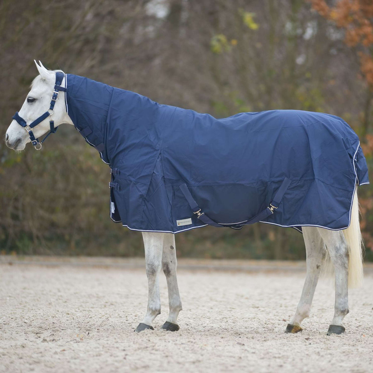 Waldhausen Regendeken met Halsdeel Nightblue