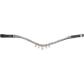 Waldhausen Frontriem X-Line Diadem Zwart/Wit