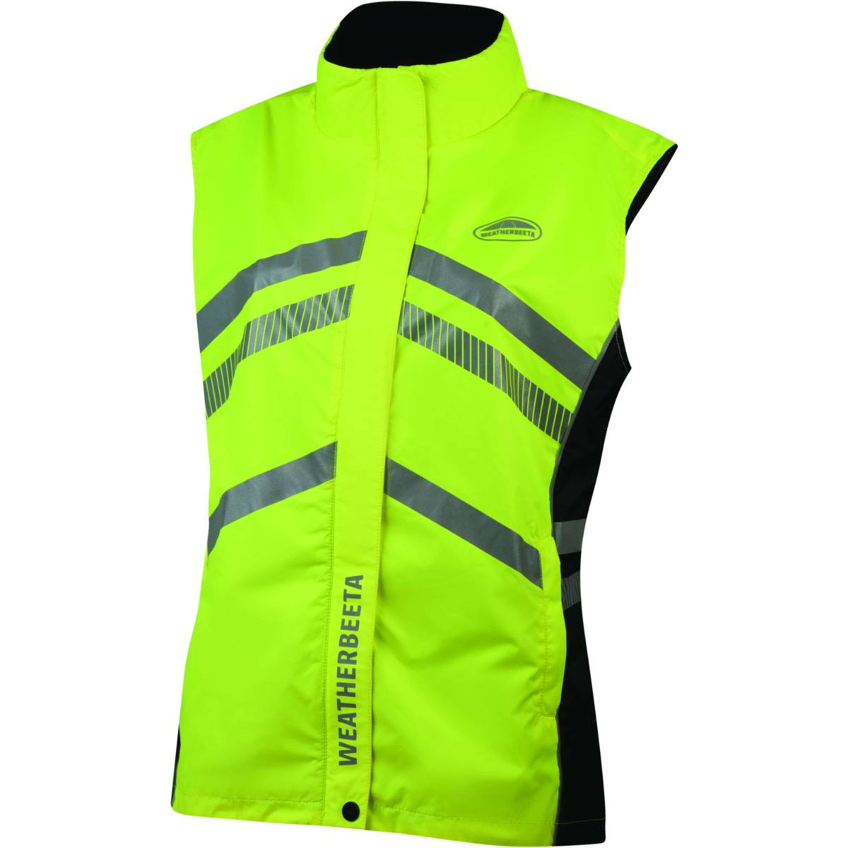 Weatherbeeta Bodywarmer Reflective HiVis Lichtgewicht Waterproof voor Kinderen Geel