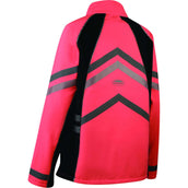 WeatherBeeta Jas Reflective HiVis Softshell Fleece Gevoerd voor Kinderen Roze