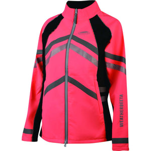 WeatherBeeta Jas Reflective HiVis Softshell Fleece Gevoerd voor Kinderen Roze