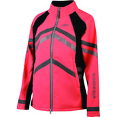 Weatherbeeta Jas Reflective HiVis Softshell Fleece Gevoerd voor Kinderen Roze