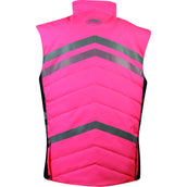 Weatherbeeta Bodywarmer Reflective HiVis Gewatteerd Roze