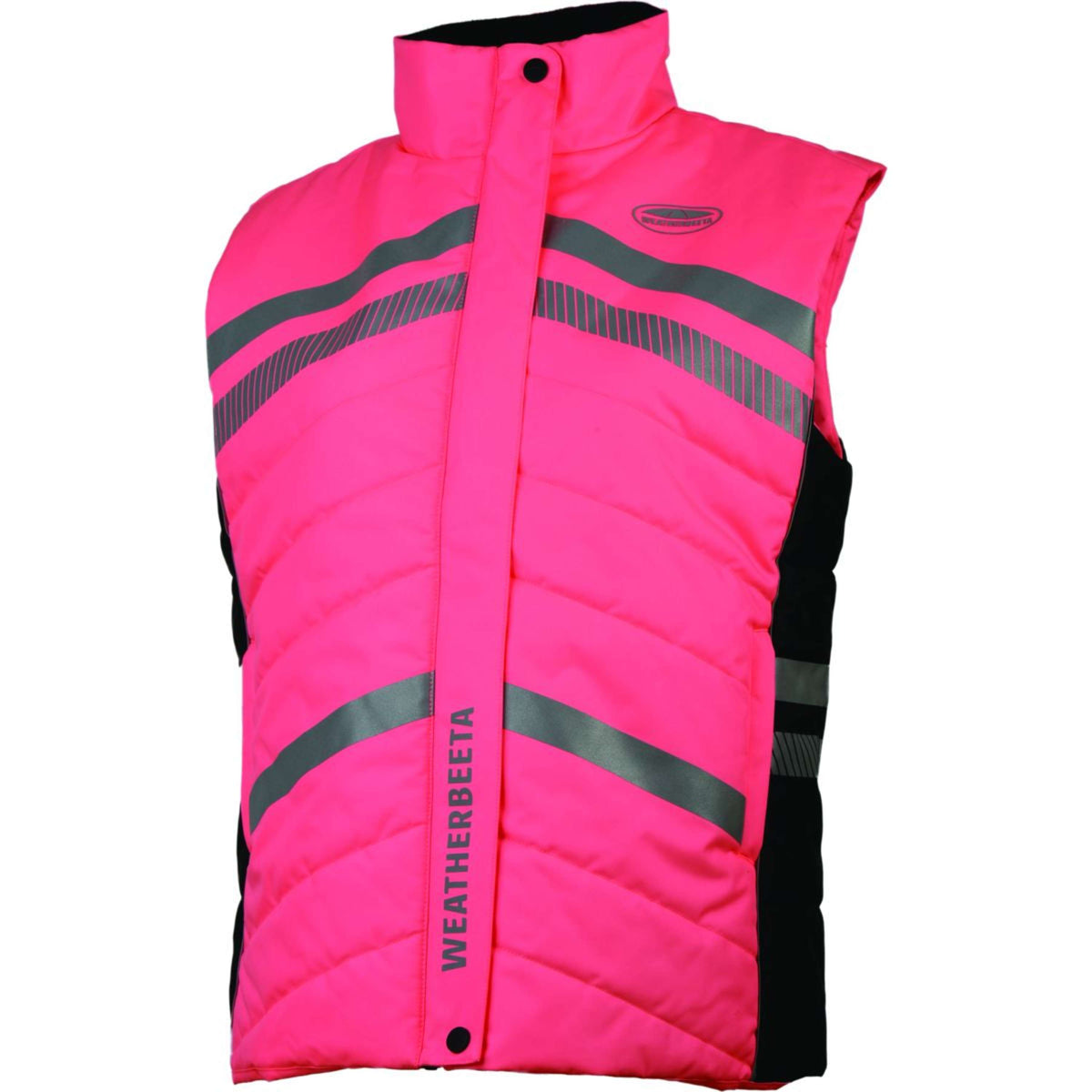 Weatherbeeta Bodywarmer Reflective HiVis Gewatteerd Roze