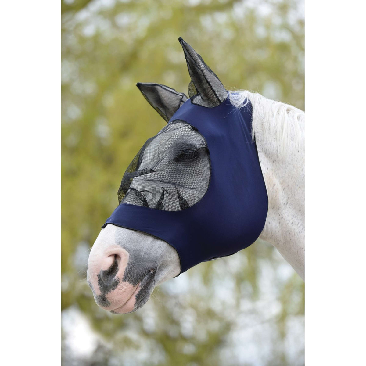 Weatherbeeta Vliegenmasker Stretch Eye Saver met Oren Navy/Zwart