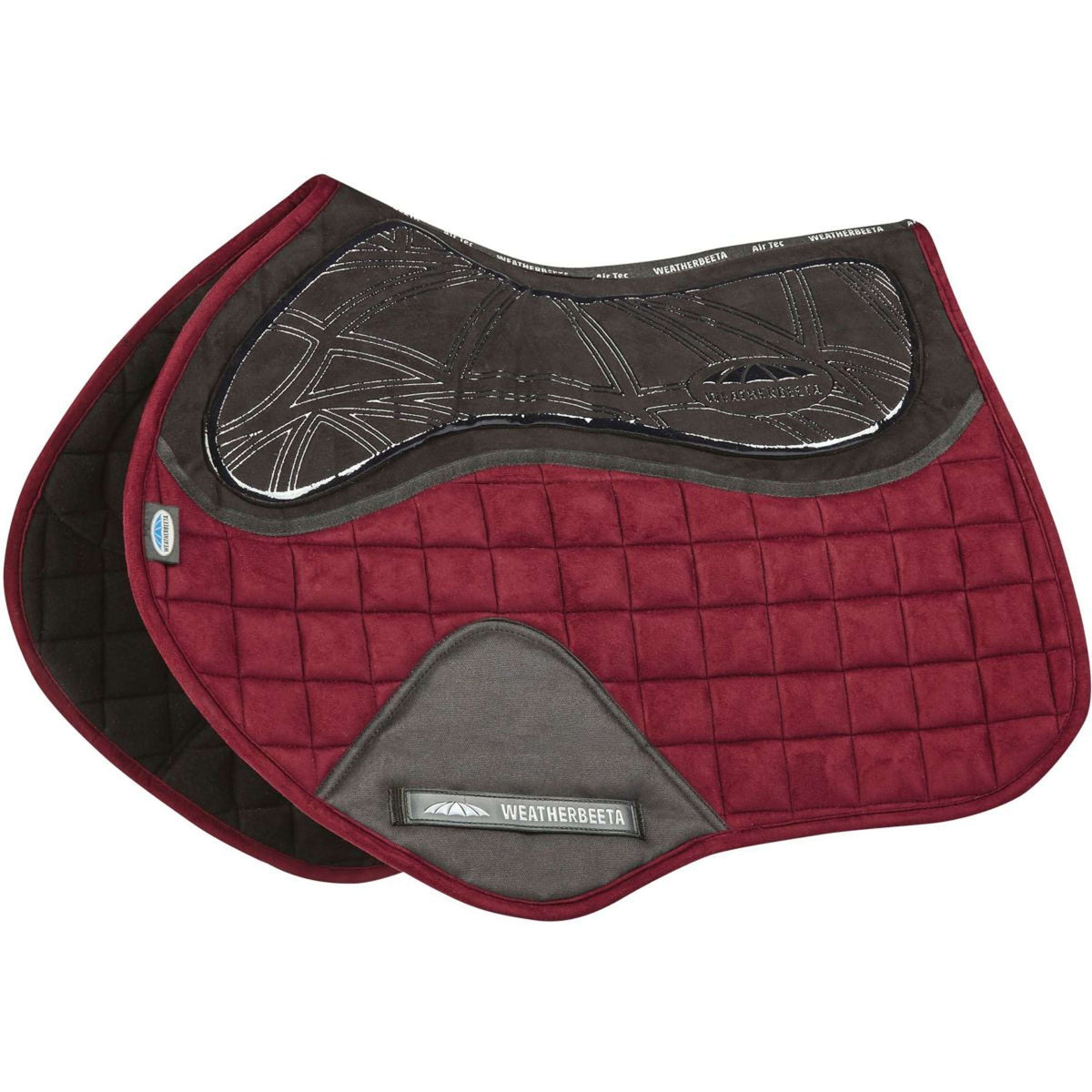 Weatherbeeta Zadeldekje Ultra Grip Springen Burgundy