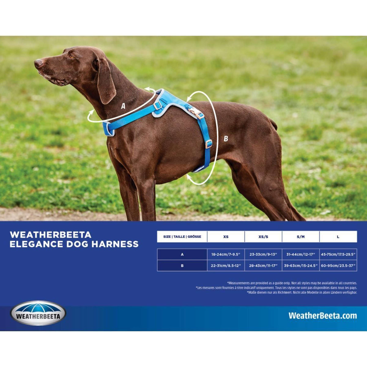 Weatherbeeta Dog Harness Elegance Black