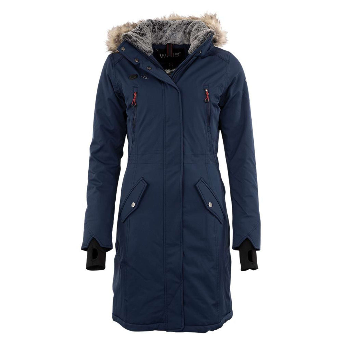 WHIS Lange Jas Coach Warmte Element Dark Navy