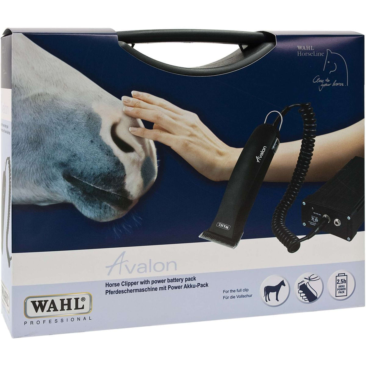 Wahl Scheermachine Avalon Paard met Externe Accu