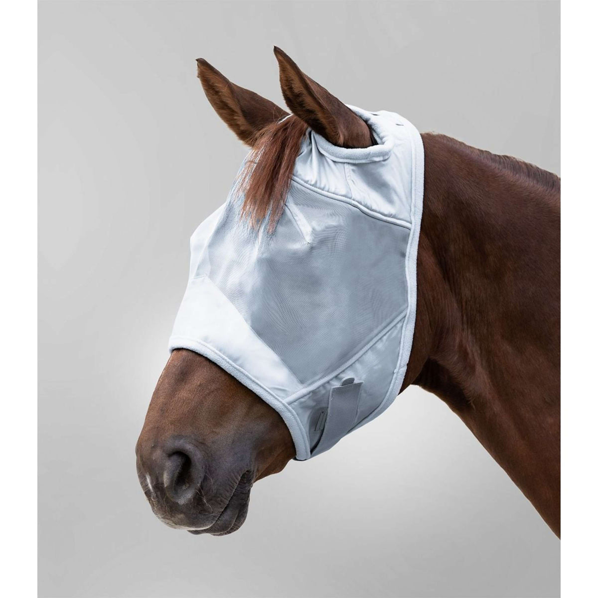 Waldhausen Vliegenmasker Premium Zonder oren Zilvergrijs